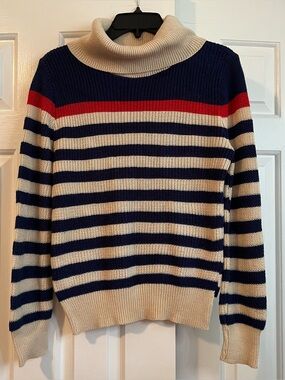Toppers USA striped sweater S blue red white